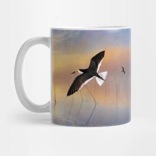 Black Skimmer at Sunset Mug